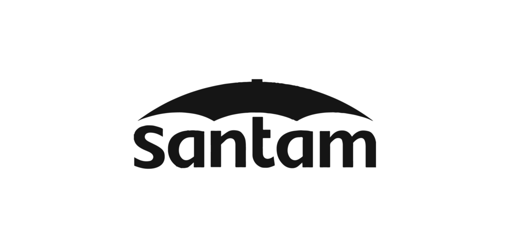 Santam logo representing collaboration with Mark Shaun Hopkins.
