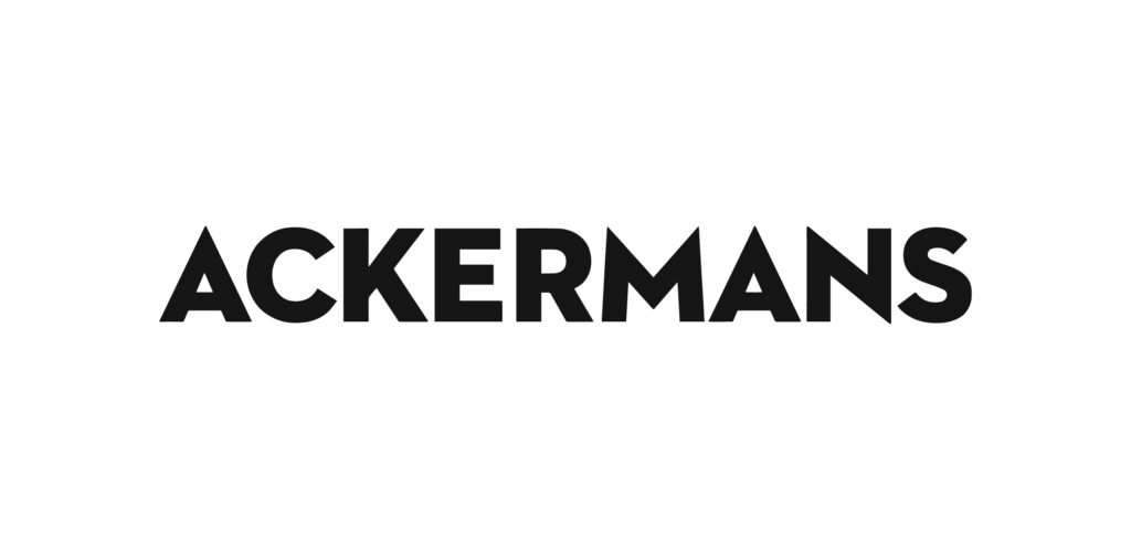 Ackermans logo representing collaboration with Mark Shaun Hopkins.